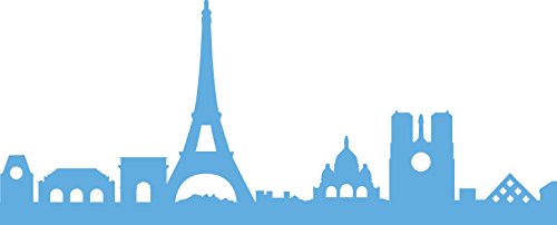 Marianne Design LR0368 Dies de Découpe Dessin Horizon de Paris Métal Bleu 13 x 5,3 x 0,4 cm