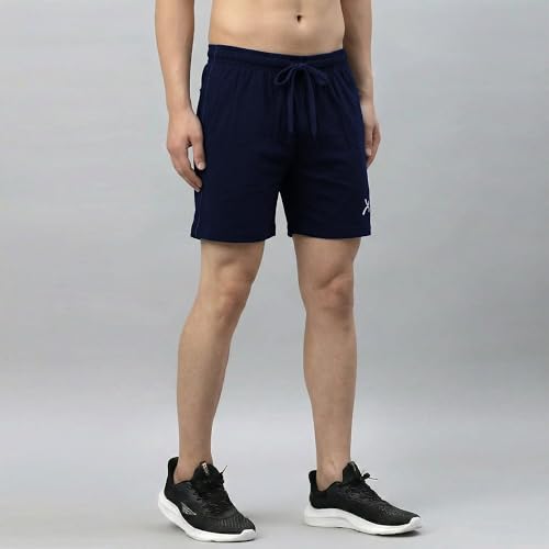 Image of Amul Comfy Men Ultra Soft Cotton-Rich Drawstring Lounge Shorts