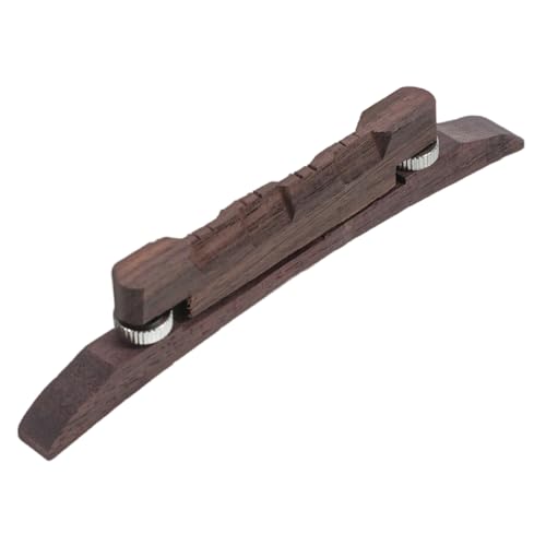 VICASKY Musical Instrument Parts Mandolin Flat Top Bridge Rosewood Height Adjustable