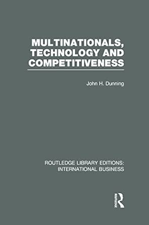 Multinationals, Technology & Competitiveness book cover