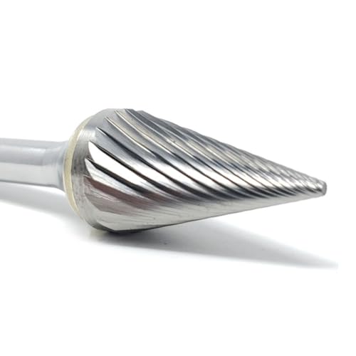 Fresa carburo corte sencillo SM-6 5/8" x 1" mango 1/4" miniatura 2