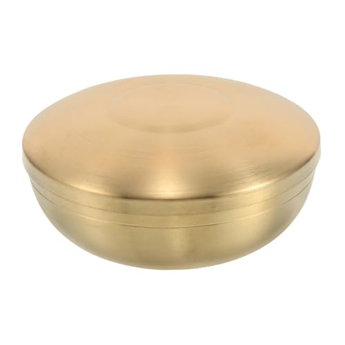 Cabilock Versatile Stainless Steel Korean Kimchi Bowl Lid Rice Bowl Korean Style Family Dinner Catering Food Storage