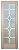 Frosted Glass Interior Door - Diamond Beads - 1D Private Frosted - Traditional - 30" x 96" - Book/Slab Door - Maple
