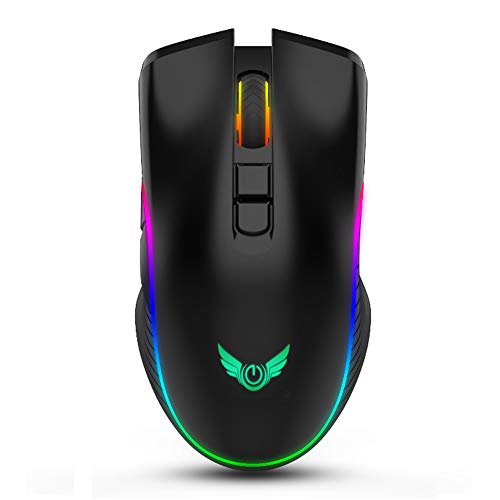 Cordless RGB Gaming Mouse 2.4G Wireless with USB-C Charging - axGear