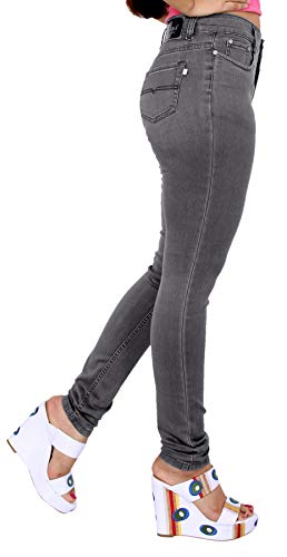 Image of FCK-3 Stretchable Denim Pencil Fit Regular Fit High Waist Jeans for Women