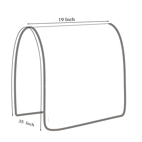 Zenhouse Sofa Arm Covers Linen Couch Arm Covers For Chairs And Sofa, Couch Loveseat Armchair Covers Anti-Slip Furniture Protector Armchair Slipcover For Living Room Set Of 2, Black #TOP4