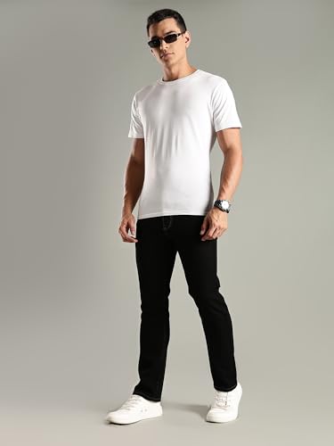 Image of Thomas Scott Men's | Mild Fade | Stright Fit | Denim | Regular Wear | Stretchable | Casual Jeans for Men