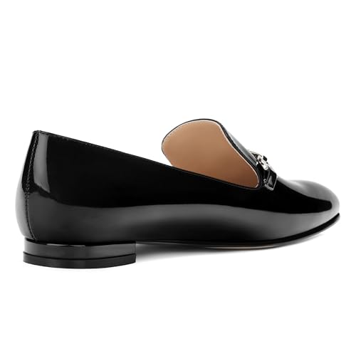 Image of Women's Loafers, Slip On Round Toe Comfortable Flats for Women Dressy and Work, Womens Business Casual Shoes