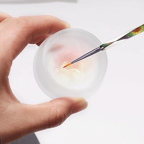 Vaso dappen de cristal mate para arte de uñas miniatura 3