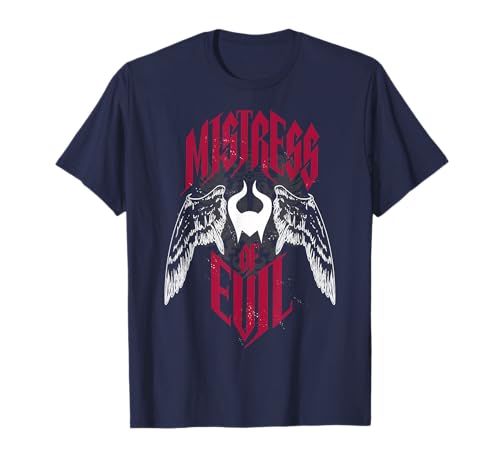 T-shirt Maléfique Disney ailes et cornes pour afficher un style sombre et élégant