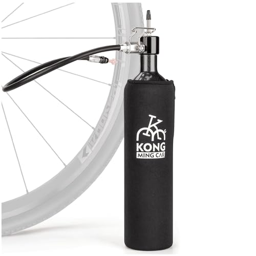 KONG MING CAR Tubeless Reifen-Booster – 1,1 L / 160 PSI | Mobil & wiederverwendbar | Aluminium Reifenfüller für Presta (SV) Ventile – Schnelle Tubeless-Montage & Reifenversiegelung