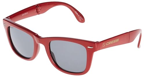 Cressi Taska Gafas de Sol, Unisex Adulto, Rojo/Gris Oscuro, Talla Única