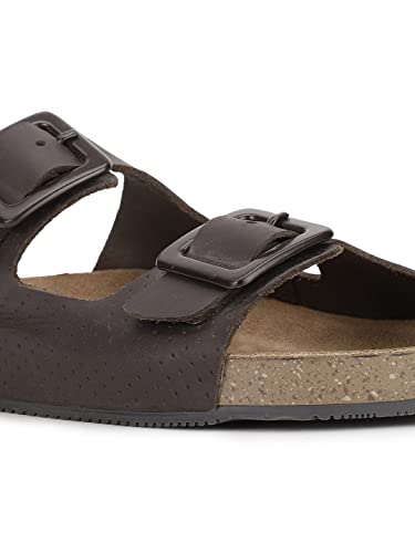 Image of Bata LUCIUS MULE Brown Casual Slipon Open Toe Mule Thong Slipper For Men