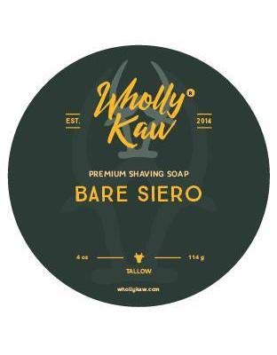 Wholly Kaw Shaving Soap, Bare Siero