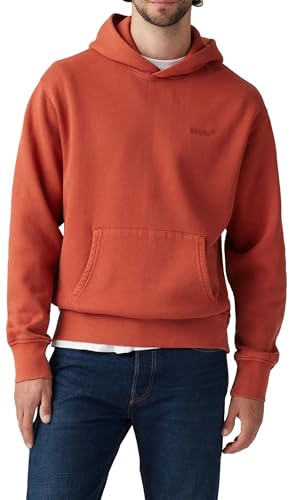 Levi's The Authentic Hoodie Maillot de survêtement, Garment Dye Ketchup, L Homme Levi's The Authentic Hoodie Maillot de survêtement, Garment Dye Ketchup, L Homme
