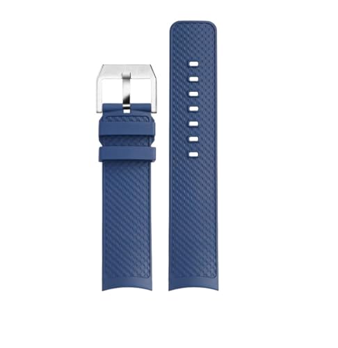 zhangxiaojun ���v�A�N�Z�T���[ 22mm �t�b�f���o�[���v�x���g �����Y�p�ȃV���R�� �N�C�b�N�����[�X�X�g���b�v �Ή� IWC �Ή� Aquatimer IW356802 IW376705(A-blue-silver)