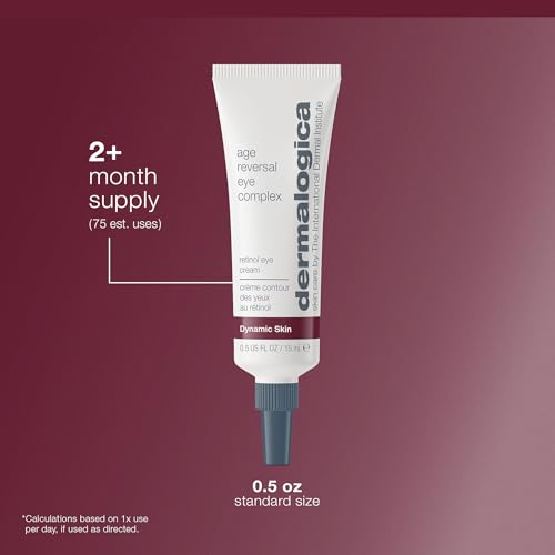 Dermalogica Age Reversal Eye Complex (0.5 Fl Oz) Anti-Aging Retinol Eye Cream - Targets and Reverses Signs of Skin Aging, Wrinkles and Dark Circles