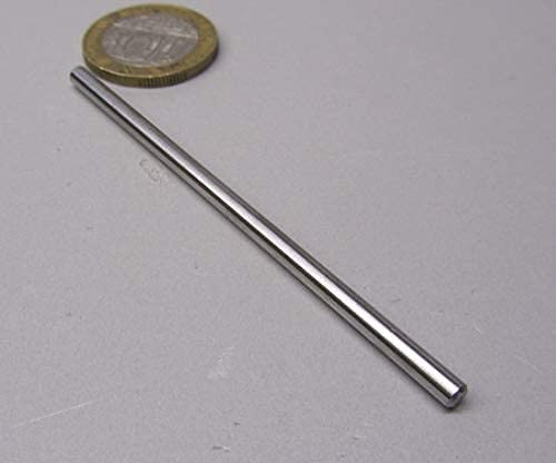 303 Stainless Steel Hardened Shaft .125" Diameter x 3" Long 10 pcs