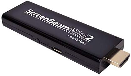 ScreenBeam Mini2 Wireless Display Adapter/Receiver with Miracast (SBWD60A01) – Mirror Phone/Tablet/Laptop to HDTV, No Apps Required, Supports Select Android & Windows Devices