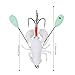 OUKENS Fishing Lures, PVC Lifelike Artificial Crayfish Shape Fishing Bait 3.7in, Sea Fishing Accessory for Freshwater and Saltwater(60g-White)