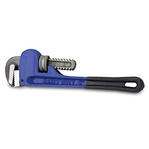 BITUXX Einhand Rohrzange Wasserpumpenzange Zange Eckrohrzange Rohrschlüssel (8 Zoll)