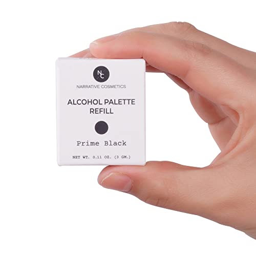 Narrative Cosmetics Alcohol Palette Refill Pans - Fx Colors - Prime Black #TOP5