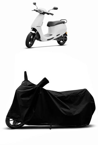 Image of Heavy Duty Waterproof Scooty & Bike Cover for Ola S1 Pro - UV Resistant, Dustproof & Rain Protection, All-Weather Outdoor Cover for Bikes & Scooty with Buckle Straps