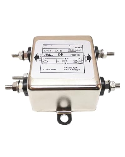 Filtre d'alimentation secteur AC 220V CW3-10A-S bipolaire