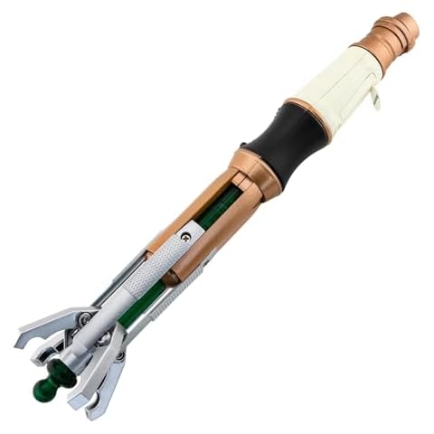 Toynk Doctor Who 11th Doctor Electronic Sonic Screwdriver Prop | Features Light and Sound Effects | Officially Licensed Collectible Cover