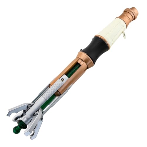 Toynk Doctor Who 11th Doctor Electronic Sonic Screwdriver Prop | Features Light and Sound Effects | Officially Licensed Collectible