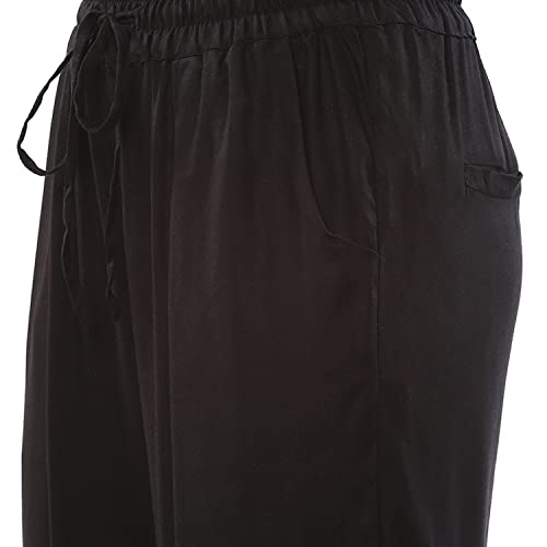 Image of BIBA Women Viscose Regular Solid Pants