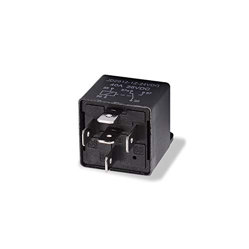 EHDIS Motor Relay 5 Pin 24V Coil 40amp Spdt Model No.: JD2912-1Z-24VDC 40A 28VDC, Contactor Relay Switch Power, Auto Switches & Starters, 5 Pack