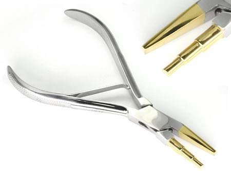 Brass Tip Nose Ring Pliers - Bend the Perfect Nose Screw Every Time