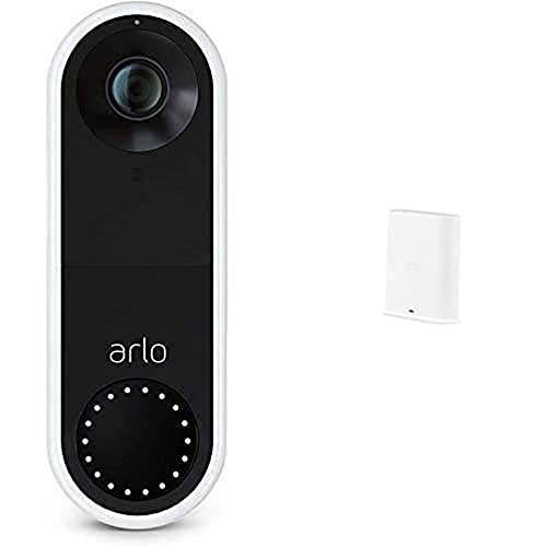 Arlo Video Doorbell Security Camera and SmartHub bundle, white