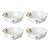 Lenox 880121 Butterfly Meadow 4-Piece Porcelain All-Purpose Bowl Set