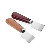 Wessben 2PCS Leathercraft Knife Leather Skiving Knife Cutting Knife Sharp Beveler Blade Knives With...