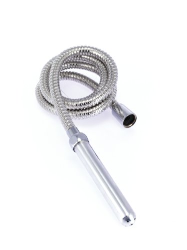 Douche intime à jet fluide Rimba flexible argent 13 cm pour hygiène douce