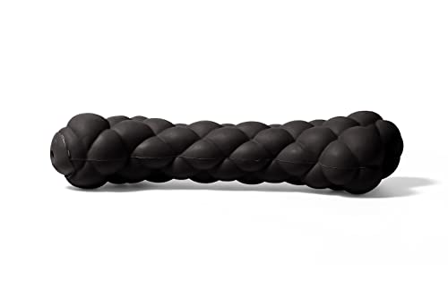 DURATOY Knobbly Bone Hundespielzeug,Langlebiges Kauspielzeug aus Gummi für starke Kauer,Quietschendes interaktives Spielzeug, ungiftig und antiallergen, perfekt für die meisten Hunderassen