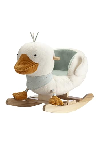 Sterntaler Schaukeltier Ente Edda Lou für Jungen und Mädchen, mehrfarbig