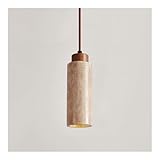 Design géométrique cubique : Les lignes épurées de cette suspension cubique en travertin, inspirée du wabi-sabi, allient forme sculpturale et équilibre harmonieux, créant un point focal saisissant au premier regard.