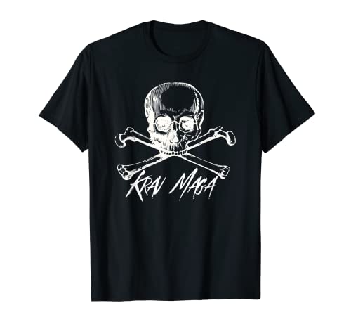 Fantastico cranio Krav Maga & Crossbones per donne e uomini Krav Maglietta