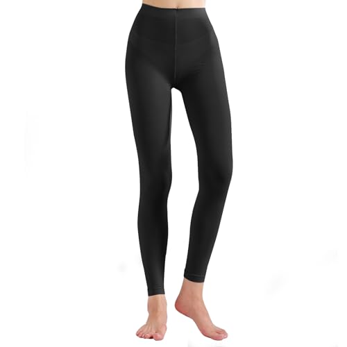 Image of Footless Tights for Women Women's Soft Full Length Leggings Light and Breathable High Waist Tight Pants