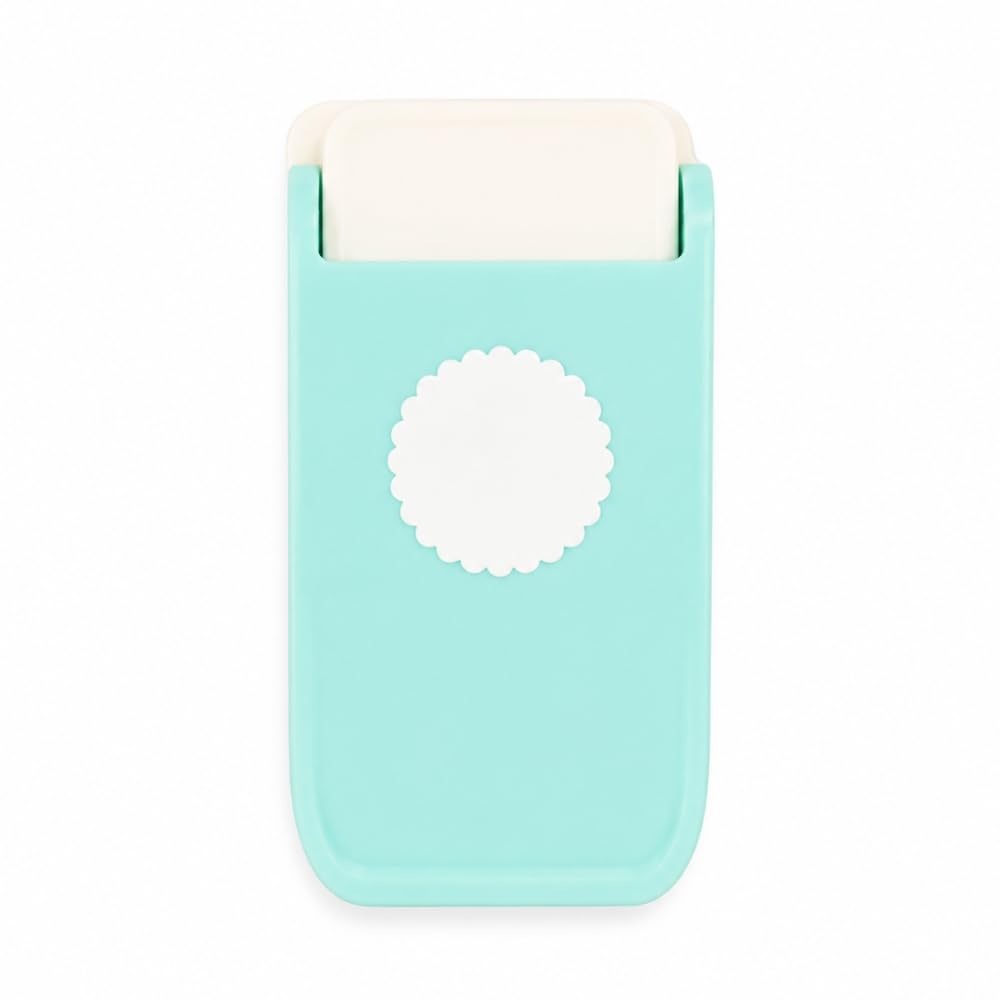 Craftelier - 1" Scalloped Circle Punch for Scrapbooking & Crafts