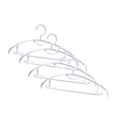 Cabilock 4Pcs Heavy Duty Clothes Hangers Multi Function Coat Hangers for Neat Closet Organization Elegant Design Strong Construction for Dresses and Coats
