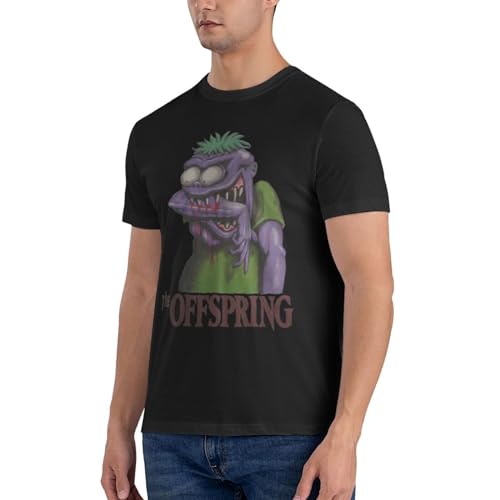 The Music Offspring Shirt Men's Standard Short Sleeve T-Shirt Youth Versatile Top Black3