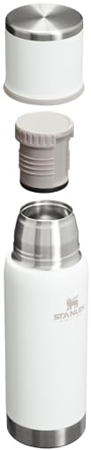 Image of Stanley Adventure-To-Go Vacuum Bottle 17 oz | Wide Mouth with Leakproof Cup Lid | Keep Drinks Hot or Cold | Packable for Travel | Insulated Stainless Steel TherThermal Bottle os | BPA-Free | Frost