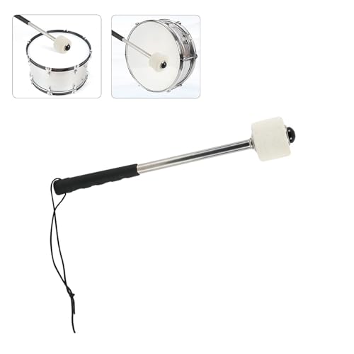 Baquetas Durm Hammer antideslizantes para percusión, con cabeza de fieltro y mango de acero inoxidable, duraderas y prácticas miniatura 2