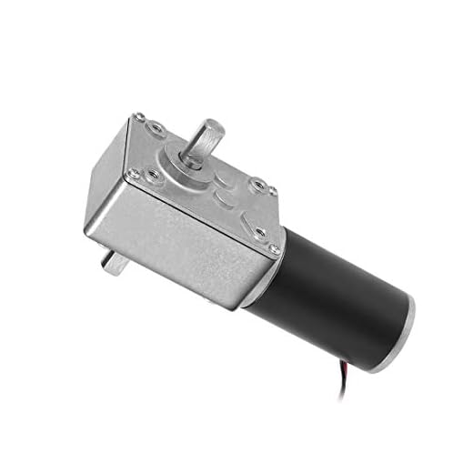 DyniLao DC 12 V 5 RPM dubbel axel mask växelmotor högt vridmoment reduktion motor med metallväxellåda