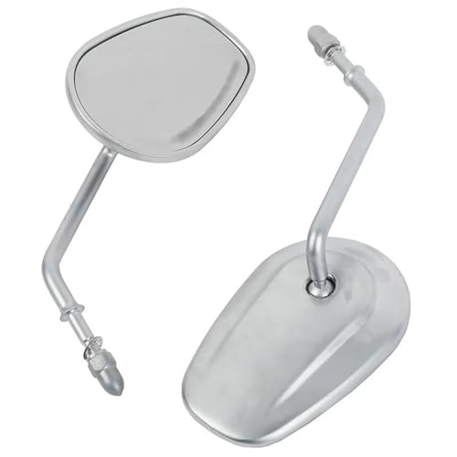 Espejos retrovisores de motocicleta con cristal antirreflejos para Fatboy y Dyna