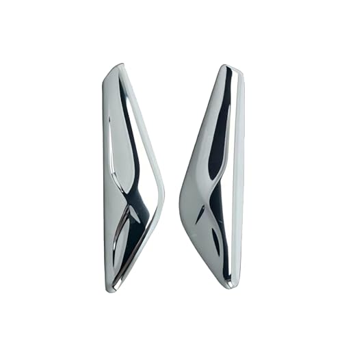 Image of Silver Car Fender Badge, Compatible with BMW X3 F25 X4 F26 2011-2017, ABS Plastic, OEM #51117338569 51117338570